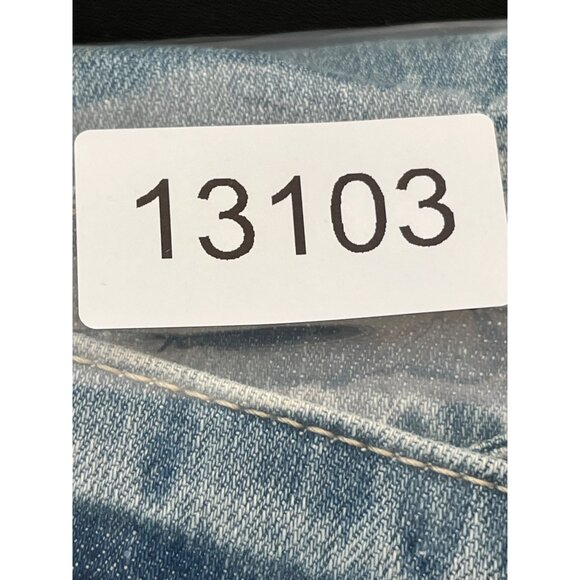 Distressed Light Blue Zara Womens‎ Jeans With Ripped Detailing & Faded Wash Size - Picture 9 of 9